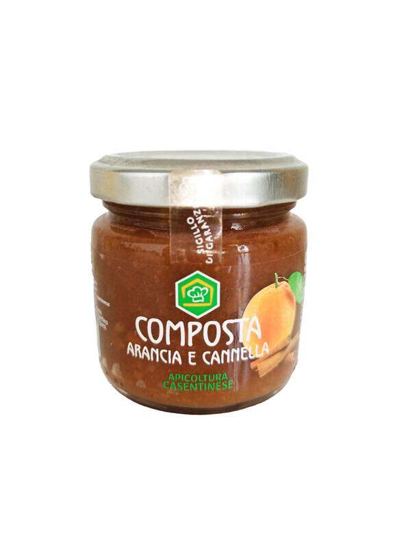 

Apicoltura ORANGE AND CINNAMON COMPOTE 100g