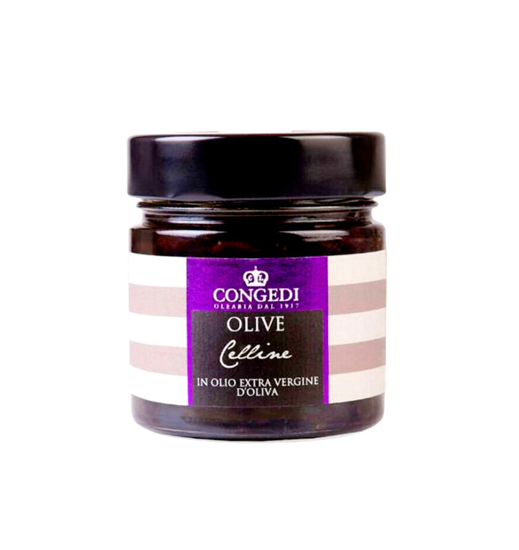 

Congedi Pitted Olive Celline Black with Extra Virgin Olive Oil 230g