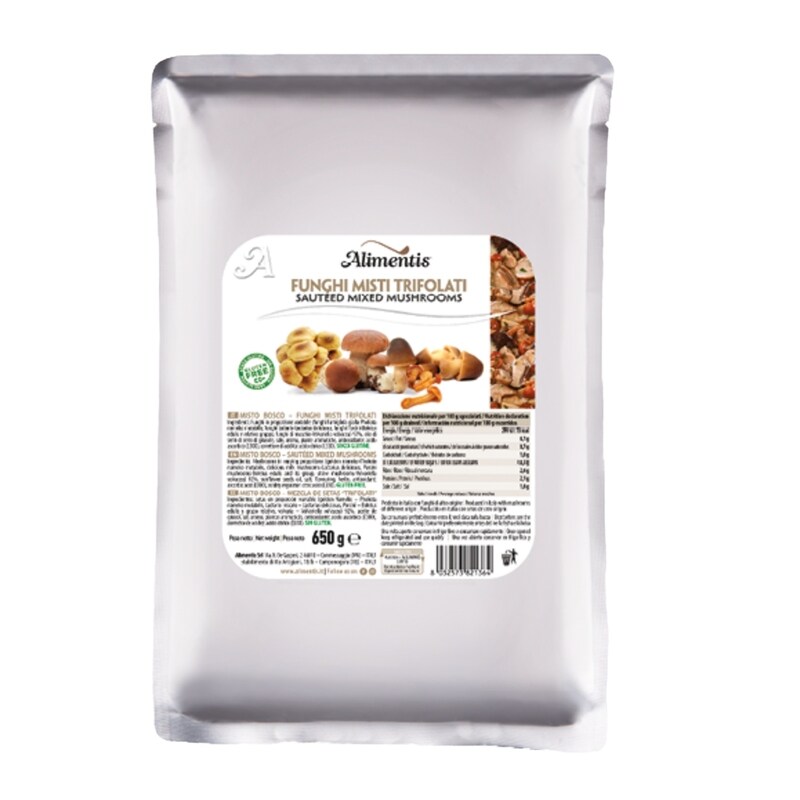 

Alimentis Mix Mushrooms Sauteed Gluten Free - 650g