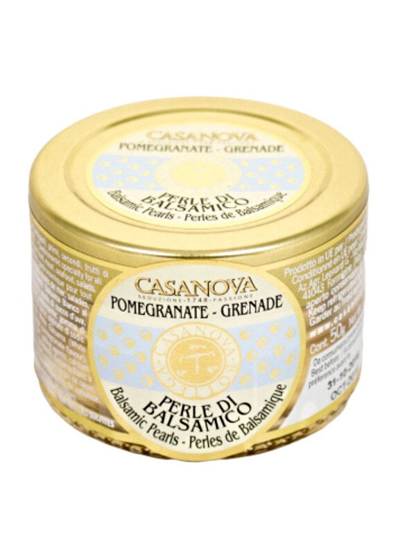 

Casanova 1748 - Italian White Balsamic Pearls Flavoured Pomegranate Vinegar, 50g