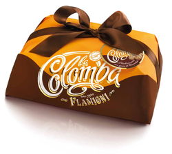 Italian Artisanal Colomba Cake With Candied Orange & Dark Chocolate Drops Hand Wrapped 1kg