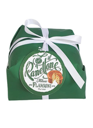 Flamigni Artisanal Panettone Milano Green Color Hand Wrapped Gift, 750g
