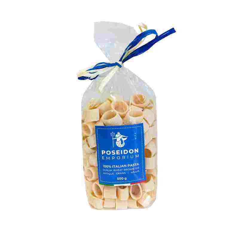 

Calamarata Rigata Italian Pasta Bronze Die Poseidon Emporium 500g