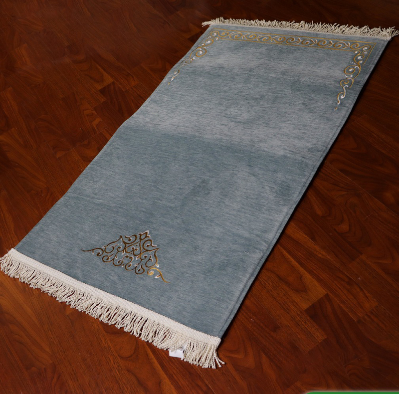 Sundus Salam Prayer Mat, Light Grey