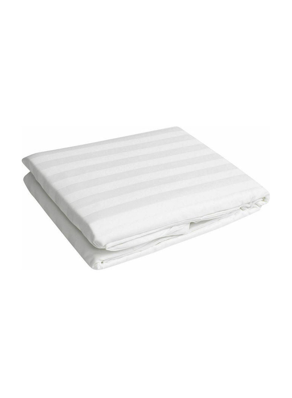 Hotel Linen Klub Fitted Sheet Cotton, King, White