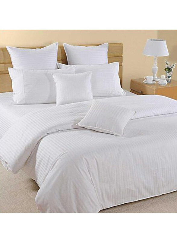 

Hotel Linen Klub Duvet Cover, Queen, White