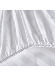 Hotel Linen Klub Fitted Sheet Cotton, King, White