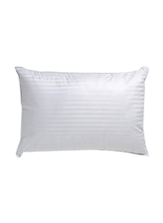 Regency Cotton Sateen Stripe Pillow Cotton Blend, White