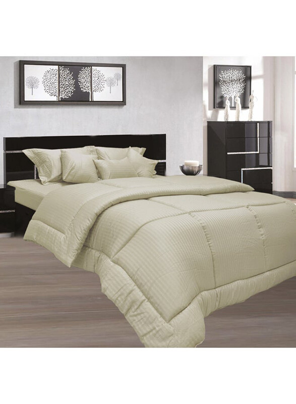 

Hotel Linen Klub Duvet Cover, Double, Stone