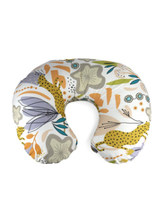 Hotel Linen Klub Kidz Klub 100% Cotton Printed Ron Flora Nursing Pillow, 60 x 58 x 15cm, Multicolour