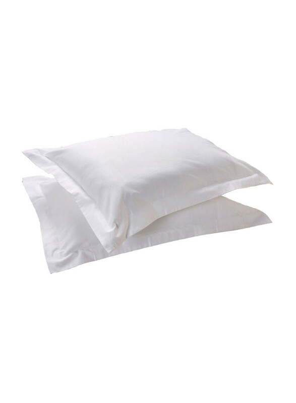 

Hotel Linen Klub 2-Piece 350TC 100% Long Staple Cotton Deyarco Hotel Linen Klub Oxford Standard Pillowcase Set, White