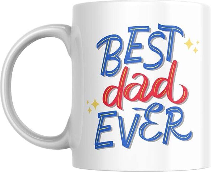 

SIESTASAFARI Best Dad Ever Coffee Mug, 11oz, Gift for Father's Day, Birthday