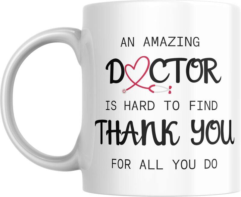 

SIESTASAFARI Thank You Amazing Doctor Coffee Mug, 11oz, Appreciation Gift for Doctor, Thank You Gift for Doctor