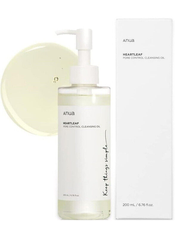 

Anua Heartleaf Pore Control Cleansing Oil Korean Facial Cleanser, Daily Makeup Blackheads Removal