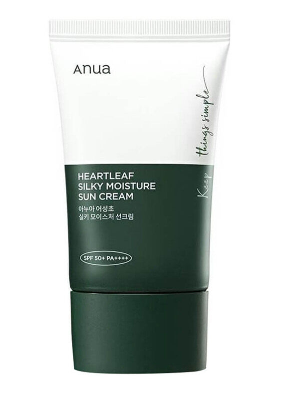 

Anua Heartleaf Silky Moisture Sunscreen Spf50+ Pa++++, 50ml