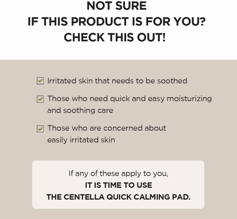 SKIN1004 Madagascar Centella Quick Calming Pad, 70 Pads, 130ml