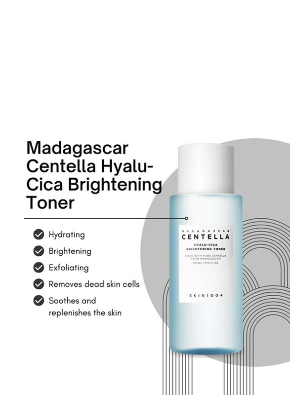 Skin1004 Madagascar Centella Hyalu-Cica Brightening Toner, 210ml