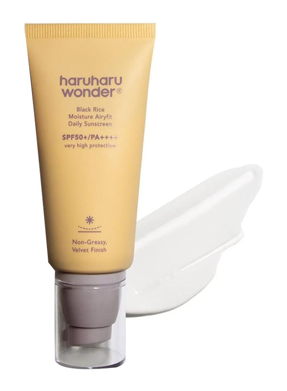 Haruharu Wonder Black Rice Moisture Airyfit Daily Sunscreen, 50ml