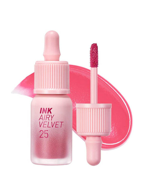 

Peripera Ink Airy Velvet Lip Tint, 0.14oz, #025 Zazzy Peach