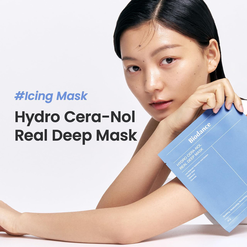 Biodance Hydro Cera-nol Real Deep Overnight Hydrogel Mask, 4 Piece