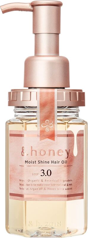 & Honey Moist Shine Repair Hair Oil 100ml Step3.0 - Fairy Rose Sent