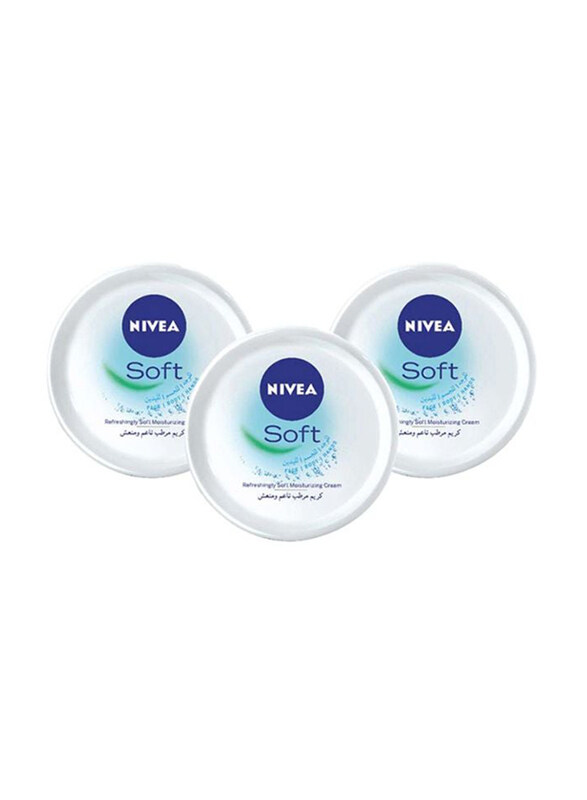 

Nivea Soft Refreshingly Moisturizing Creme, 3 Pieces