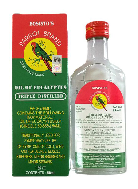 

Bosisto's Parrot Brand Pain Killer Eucalyptus Oil, 3 Pieces