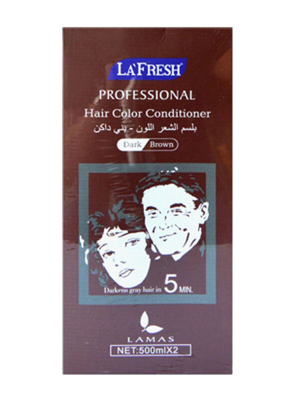 

La Fresh Professional Hair Colour Conditioner, 1000ml, Dark Brown