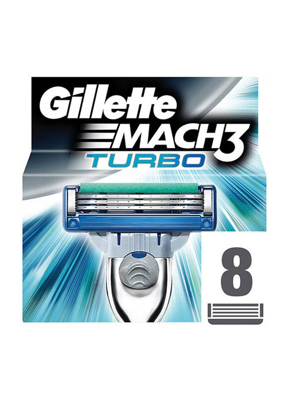 

Gillette Mach3 Turbo Cartridges, 8 Pieces