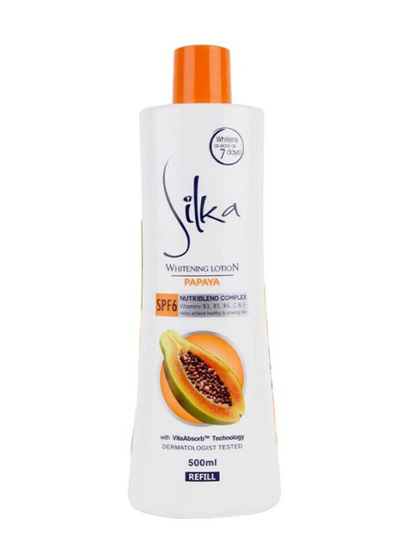 

Silka Papaya Whitening Lotion, 500ml