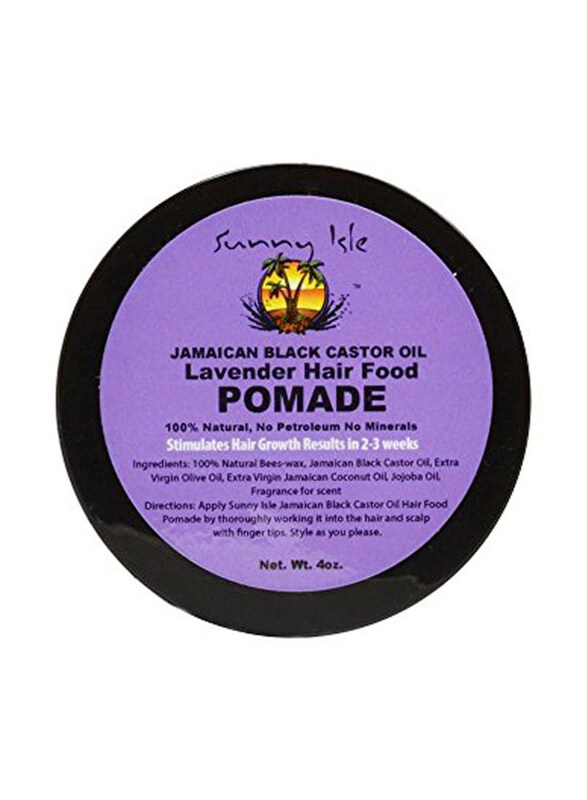 

Sunny Isle Jamaican Black Castor Oil Lavender Hair Food Pomade, 4oz