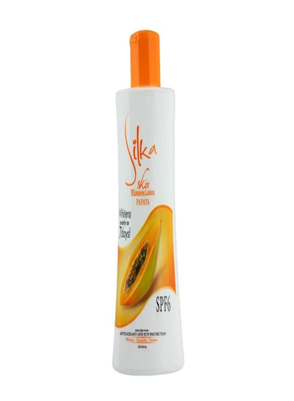 

Silka Papaya Skin Whitening Lotion, 200ml