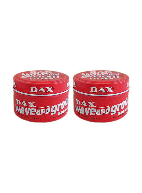 

Dax Wave and Groom Hair Wax, 99gm, 2 Pieces