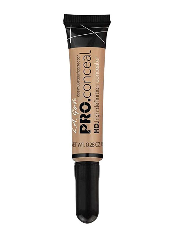 

La Girl Pro.Conceal HD High-Definition Concealer, Medium Beige, Brown