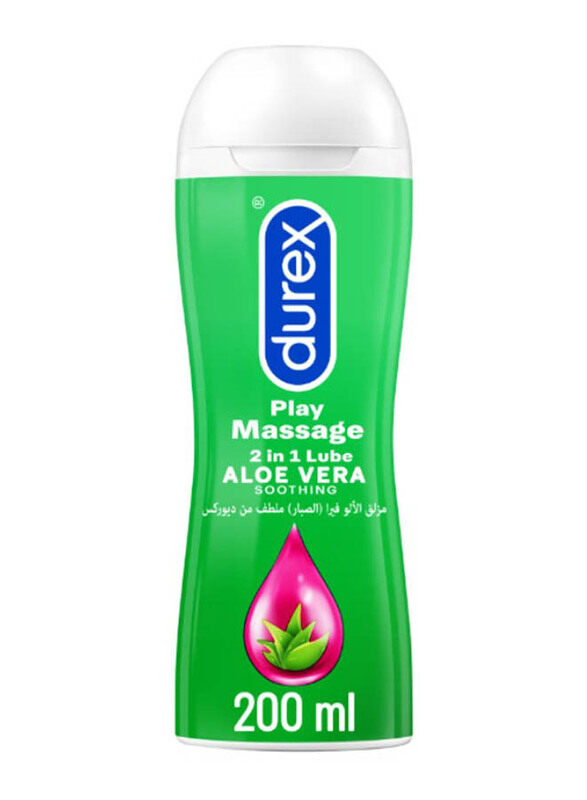 

Durex Play Massage 2 In 1 Lubricant Soothing Aloe Vera, 200ml
