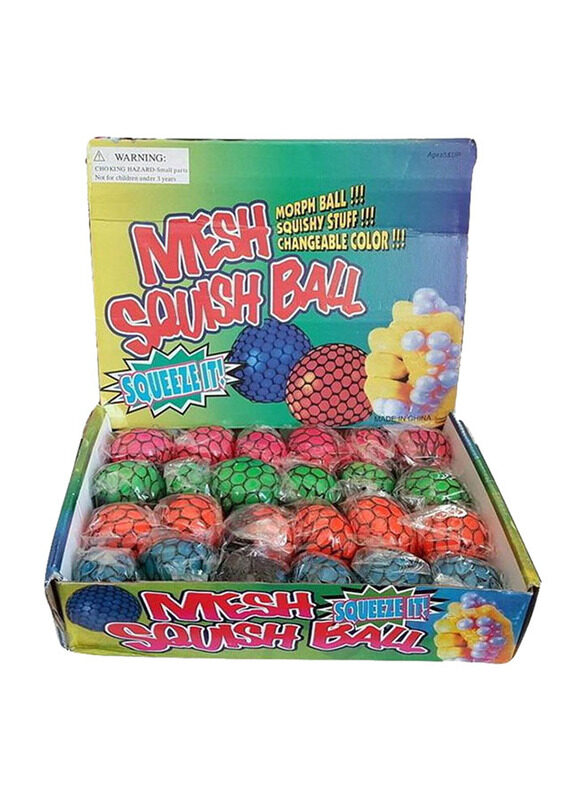 

Generic Mesh Squish Ball Set, 24 Pieces, Ages 3+, Multicolour