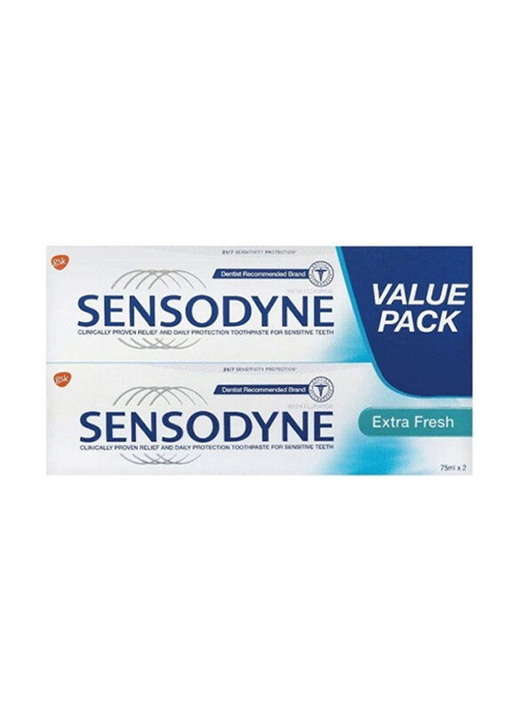 

Sensodyne Extra Fresh Toothpaste, 2 x 75ml