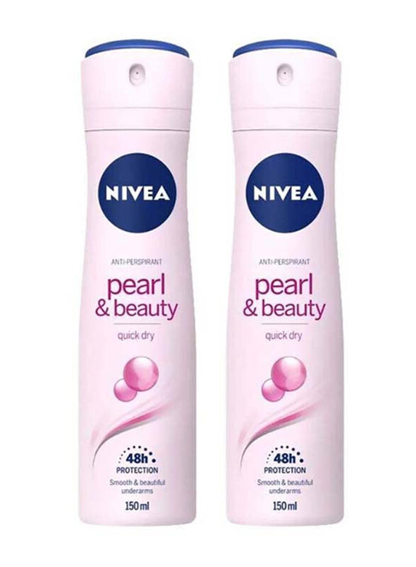 

Nivea Pearl And Beauty Deo Spray, 2 x 150ml