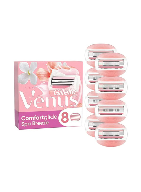 

Gillette Venus Comfortglide Spa Breeze Razor Blades, 8 Pieces