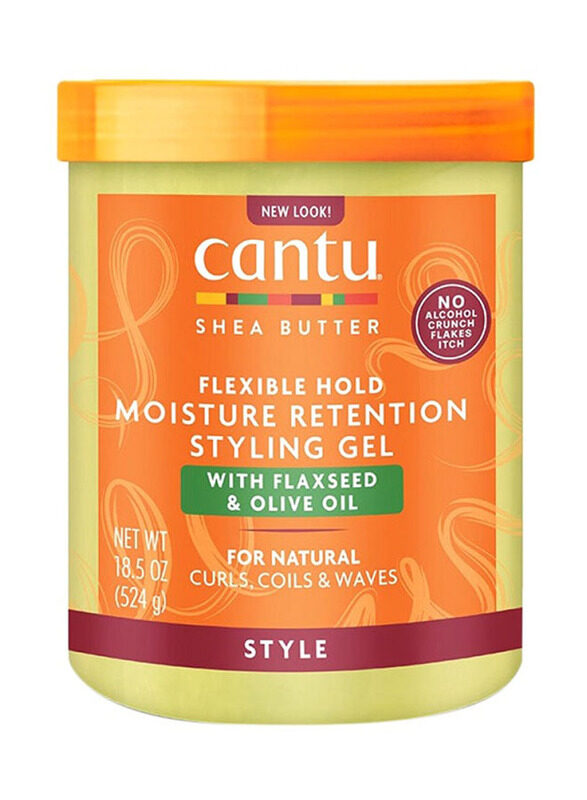 

Cantu Flexible Hold Moisture Retention Styling Gel for All Hair Types, 524g