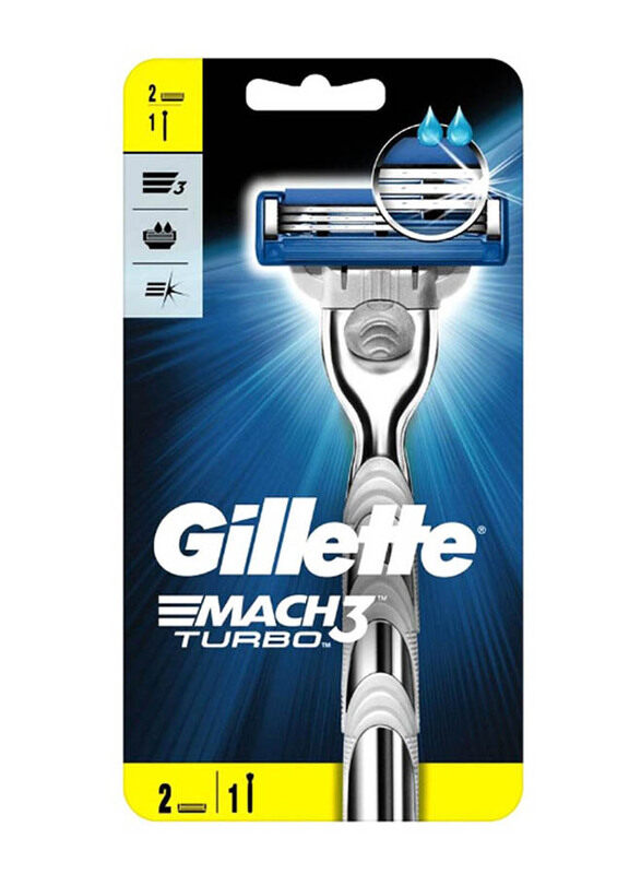 

Gillette Mach3 Turbo Razor Handle with Blade, Set