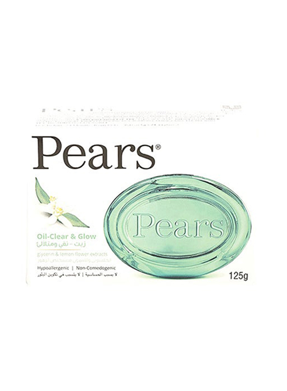 

Pears Oil Clear & Glow Glycerin & Lemon Flower Extracts Hand Soap, 125g