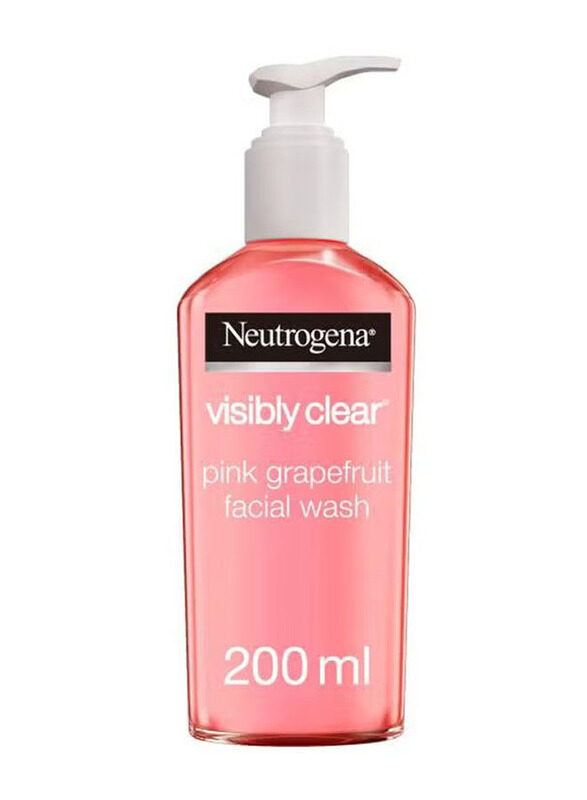 

Neutrogena Visibly Clear Pink Grapefruit Facial Wash, 200ml