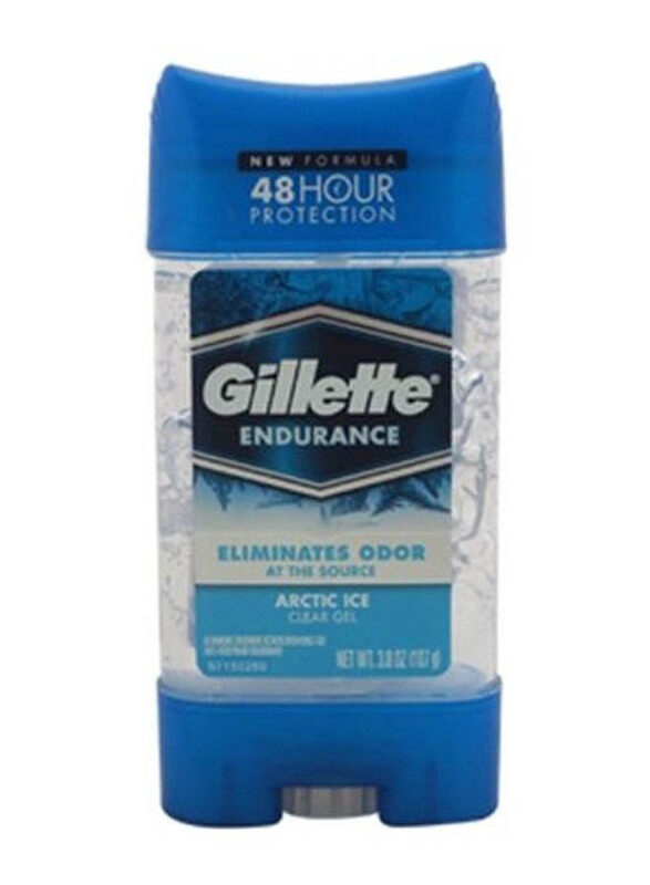 

Gillette Arctic Ice Endurance Clear Gel Deodorant Stick, 107gm