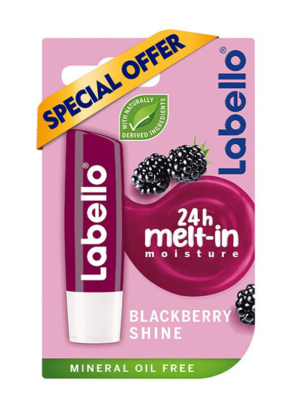 

Labello Lip Care Moisturizing Lip Balm, Blackberry Shine, 4.8gm