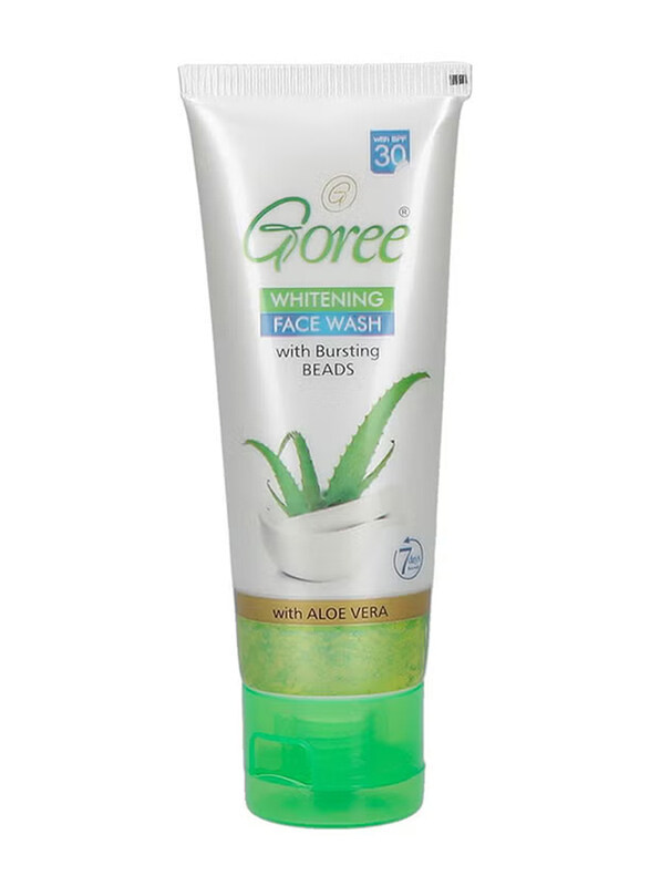 

Goree Whitening Face Wash with Aloe Vera, 70ml