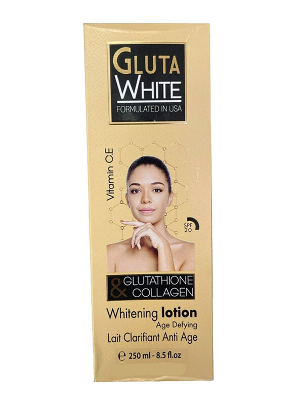 

Gluta White Glutathione & Collagen Whitening Body Lotion, 250ml