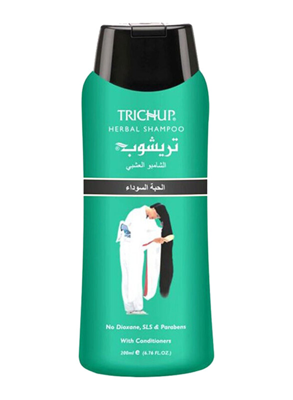 

Trichup Black Seed Herbal Shampoo with Conditioner for All Hair Types, 200ml