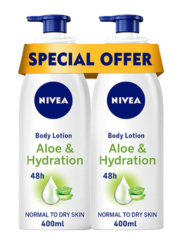 

Nivea Aloe and Hydration Body Lotion, 2 x 400ml