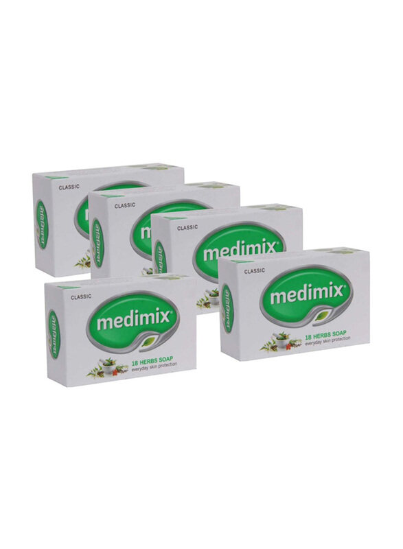 

Medimix Ayurvedic Classic 18 Herbs Soap, 5 x 75gm